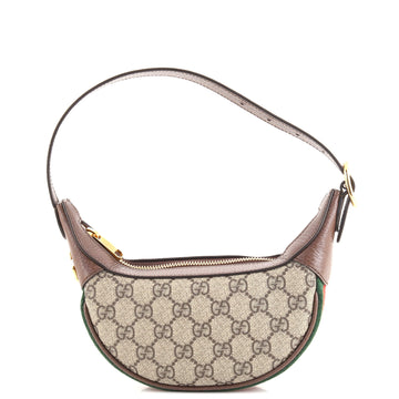 Gucci Ophidia Zip Hobo GG Coated Canvas Mini