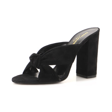 Saint Laurent Women's Bianca Mule Sandals Suede