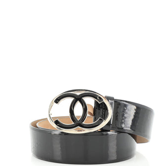 Chanel CC Belt Patent Wide