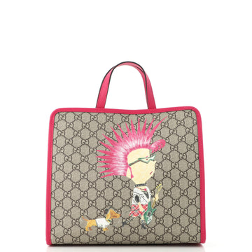 Gucci Children's Tote Printed GG Coated Canvas Medium