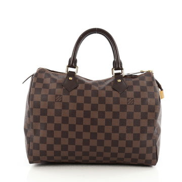 Louis Vuitton Speedy Handbag Damier 30 brown