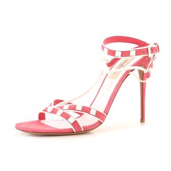 Valentino Garavani Women's Free Rockstud Heeled Sandals Leather