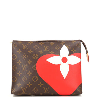 Louis Vuitton Toiletry Pouch Limited Edition Game On Monogram Canvas 26