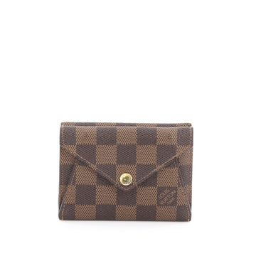 Louis Vuitton Origami Compact Wallet Damier Brown