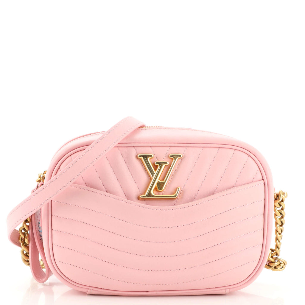 Louis Vuitton New Wave Camera Bag Quilted Leather Pink 1745961