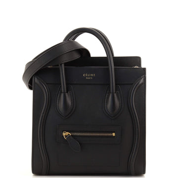 Celine Luggage Bag Smooth Leather Nano