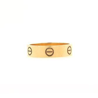Cartier Love Band Ring 18K Yellow Gold