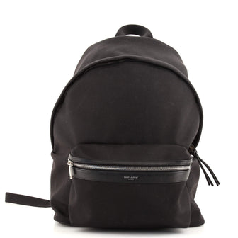Saint Laurent City Backpack Canvas Medium