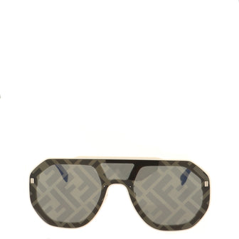 Fendi FF Evolution Shield Sunglasses Metal