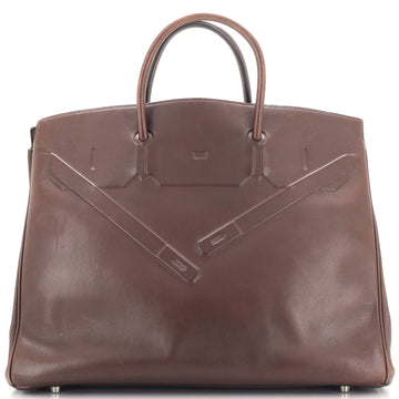 Hermes Shadow Birkin Bag Brown Swift 40