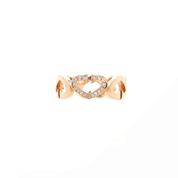 Cartier C Heart de Cartier Ring 18K Rose Gold and Diamonds