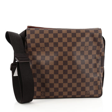 Louis Vuitton Naviglio Handbag Damier brown