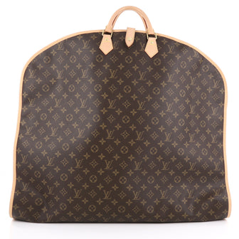Louis Vuitton Garment Cover NM Monogram Canvas 2 Hangers Brown