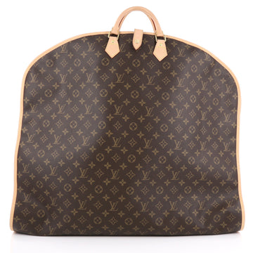 Louis Vuitton Garment Cover NM Monogram Canvas 2 Hangers Brown