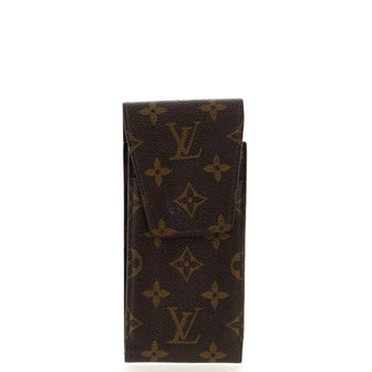 Louis Vuitton Flap Sunglasses Case Monogram Canvas