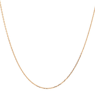 Van Cleef & Arpels Trace Chain Necklace 18K Rose Gold 42 cm