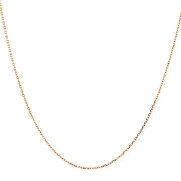 Van Cleef & Arpels Trace Chain Necklace 18K Rose Gold 42 cm