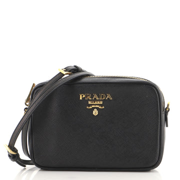 Prada Zip Crossbody Bag Saffiano Leather Mini