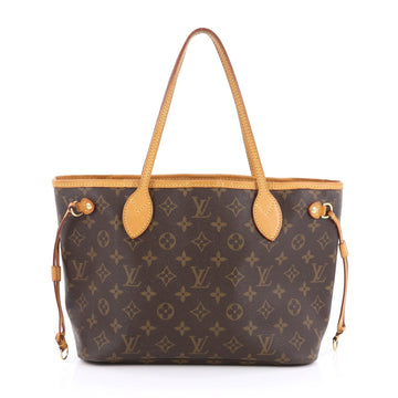 Louis Vuitton Neverfull Tote Monogram Canvas PM Brown