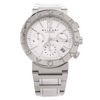 Bvlgari Bvlgari Chronograph Automatic Watch Stainless Steel 38