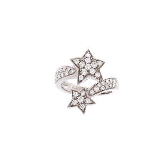 Chanel Comete Ring 18K White Gold and Diamonds