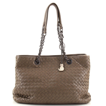 Bottega Veneta Double Chain Tote Intrecciato Nappa Medium