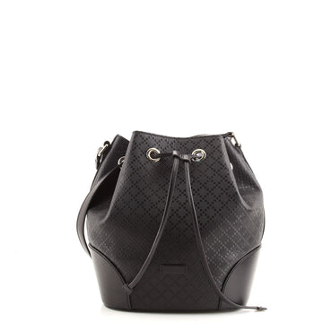 Gucci Bright Bucket Bag Diamante Leather Large