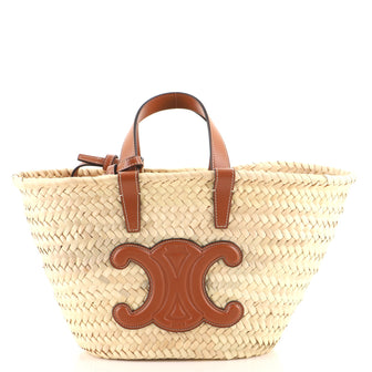 Celine Triomphe Basket Shoulder Bag Teen