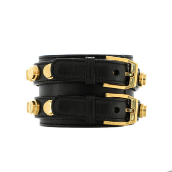Saint Laurent Wrap Bracelet Studded Leather