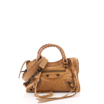 Balenciaga City Classic Studs Bag Leather Mini
