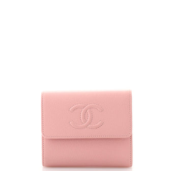 Chanel Timeless Trifold Wallet Leather Compact