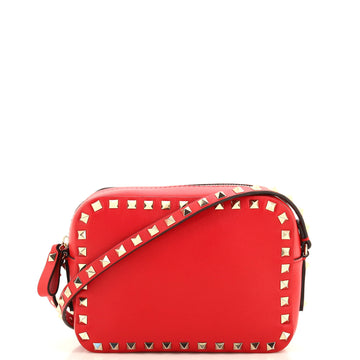 Valentino Rockstud Camera Crossbody Bag Leather