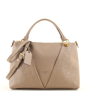Louis Vuitton V Tote Monogram Empreinte Leather MM