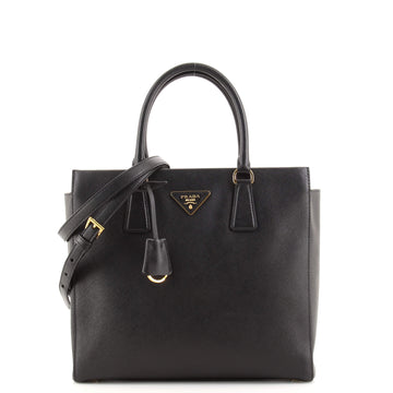Prada Convertible Open Tote Saffiano Leather Small