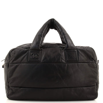 Chanel Coco Cocoon Bowling Bag Quilted Lambskin Large