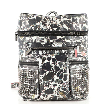 Christian Louboutin Apoloubi Backpack Spiked Leather