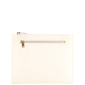 Saint Laurent Front Zip Document Holder Leather Medium