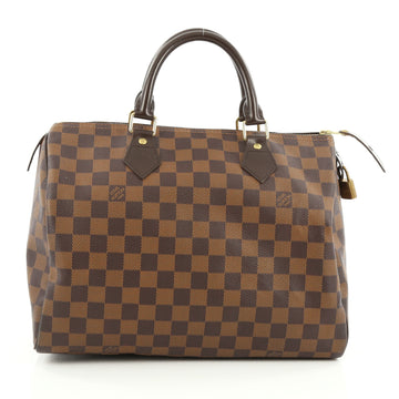 Louis Vuitton Speedy Handbag Damier 30 Brown