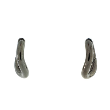 Balenciaga Loop Hoop Earrings Metal