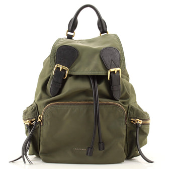 Burberry Rucksack Backpack Nylon with Leather Medium