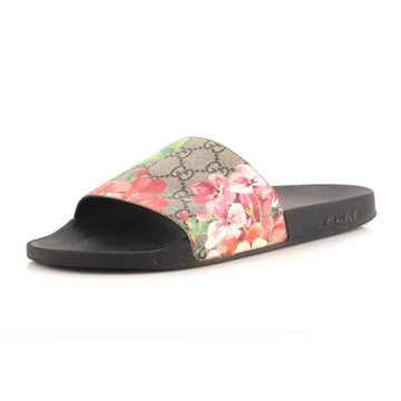 Gucci Slide Sandals Printed GG Coated Canvas