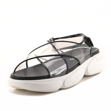Prada Women's Slingback Sandals PVC and Rubber