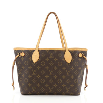 Louis Vuitton Neverfull Tote Monogram Canvas PM Brown