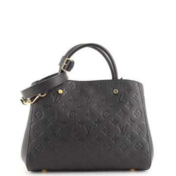 Louis Vuitton Montaigne Handbag Monogram Empreinte Leather MM