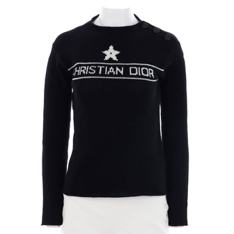 Christian Dior Women's Logo Sweater Cashmere