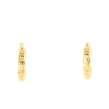 Fendi Baguette Earrings Metal Small