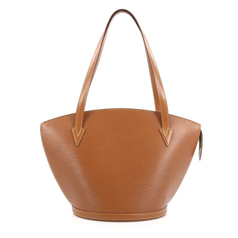 Louis Vuitton Saint Jacques Handbag Epi Leather GM Brown