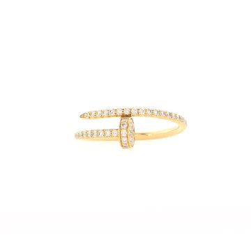 Cartier Juste un Clou Paved Ring 18K Yellow Gold with Diamonds Small