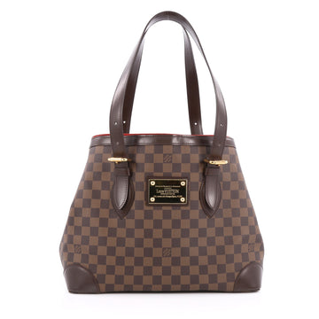 Louis Vuitton Hampstead Handbag Damier MM Brown