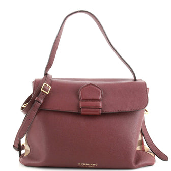 Burberry Camberley Top Handle Bag Leather Medium